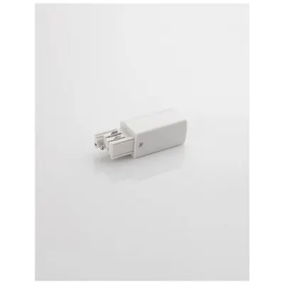 4-WIRES TRACK Alb Aluminiu Power Connector