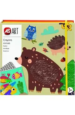 Set desen: As Art creioane. Animale