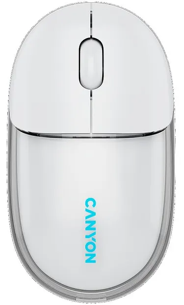 Mouse Canyon - OnClick 24, wireless, albă