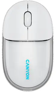 Mouse Canyon - OnClick 24, wireless, albă