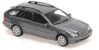 Model de colecție MINICHAMPS Modern: Automobile - Mercedes-Benz C-Class T-Model (S203), 2001, Grey Metallic