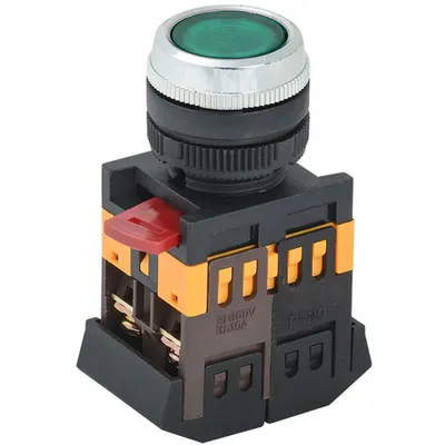 Control buton ABLFS-22 verde d22mm neon /240V 1z+1P