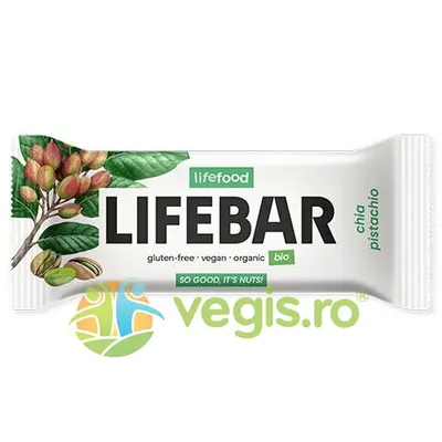 Baton cu Chia si Fistic Ecologic/Bio 40g