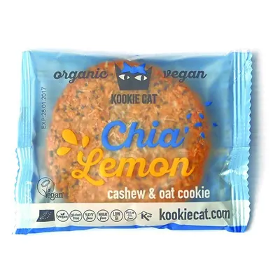 Cookie cu chia si lamaie bio 50g Kookie Cat