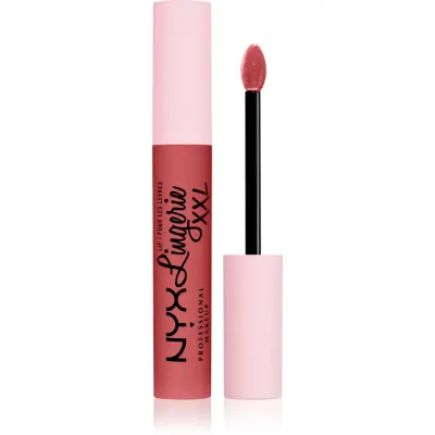 NYX Professional Makeup Lip Lingerie XXL ruj de buze lichid, cu finisaj matifiant culoare 03 - Xxpose me 4 ml