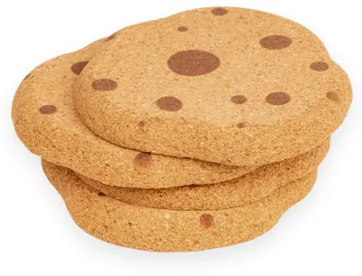 Suporturi pentru pahare Kikkerland - Biscuiți, 4 buc