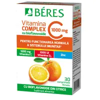 Vitamina C Complex cu bioflavonoide, Beres Pharmaceuticals | 30 comprimate