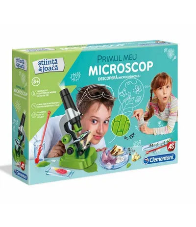 Set Engros educativ Stiinta si joaca, Primul meu microscop Clementoni