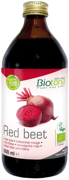 Suc de sfeclă roșie organic, concentrat, 500 ml, Biotona