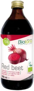 Suc de sfeclă roșie organic, concentrat, 500 ml, Biotona
