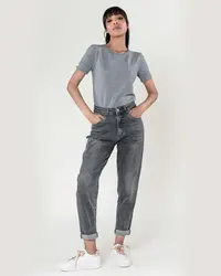 Blugi dama Mom Fit Nina Carter Gri P502-17 M8