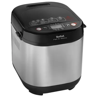 Maşină de pâine Tefal - PF240E38, 720W, 20 programe, gri
