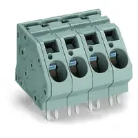 PCB terminal block; 16 mm²; Pin spacing 10 mm; 1-pole; CAGE CLAMP®; commoning option; 16,00 mm²; gray