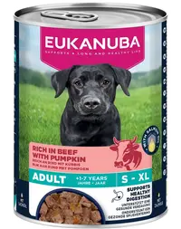 EUKANUBA Life Care Adult Rich in Beef 400 g pate pentru câini bogat în vită și dovleac