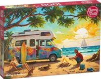 Puzzle Cherry Pazzi din 1000 piese - Așteptând valurile