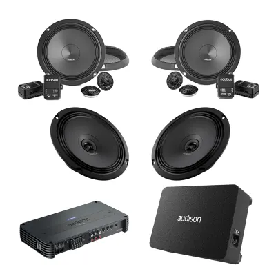 Pachet Difuzoare Auto cu subwoofer Skoda Fabia 3 2015-2021 Audison Prima 1010 W