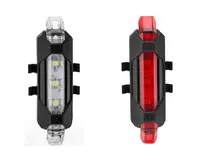 Far si stop 5 led, reincarcabile USB, 3 moduri luminare