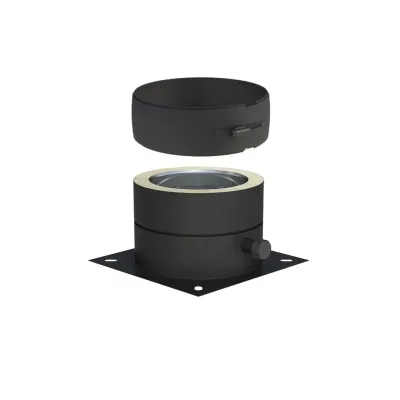 Placa descarcare + colector cu picurator lateral FI180 DW Black