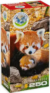 Puzzle Eurographics din 250 de piese - Red Pandas