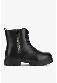 Ghete dama 5905588825432 - Sintetic - Negru - Negru