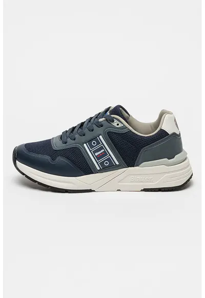 Pantofi sport cu insertii de piele ecologica Ray - Bleumarin