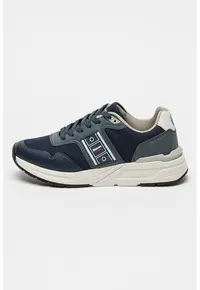 Pantofi sport cu insertii de piele ecologica Ray - Bleumarin