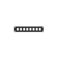 10'' Empty Patch Panel - Suitable For 8 Utp/ftp Priza Rj45s - 1u - Black