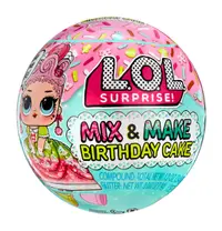 Papusa LOL Surprise, Mix And Make Birthday Cake, 593140EUC