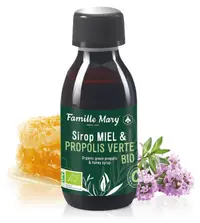 Sirop cu miere de albine și propolis verde, 125 ml, Famille Mary