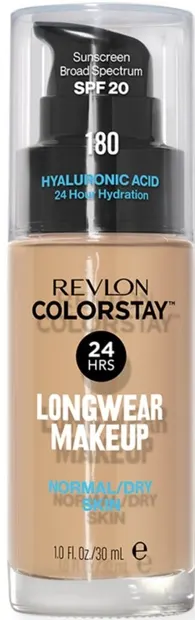 Revlon Colorstay Fond de ten pentru ten uscat , N180 Sand Beige, SPF20, 30 ml