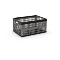 Cutie de depozitare gri din plastic 47,5x34,5x23,5 cm Folding Crate – KIS