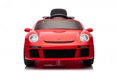 Masinuta electrica pentru copii cu licenta Porsche RUF-CTR3 Rosu 12V,echipare Premium,telecomanda 2,4G,2 motoarex39w,roti EVA,scaun din piele,suspensii,usi cu deschidere,lumini LED,muzica,eleron