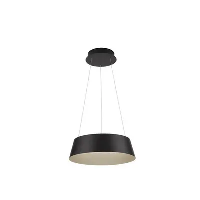 Lampa suspendata ALBA Nisipiu Negru Aluminiu Outside Champaign Auriu Inside LED 40 Wat 230V 1655Lm 3000K IP20