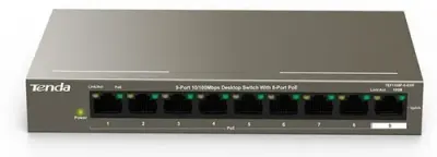 Switch Tenda TEF1109P-8-63W, 8 Porturi