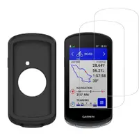 Husă silicon + 2 sticle securizate pentru Garmin Edge 1040