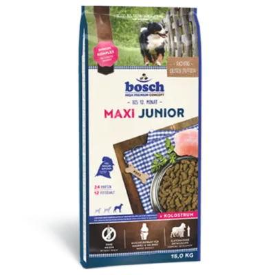 Hrana uscata pentru caini Bosch Maxi Junior 15 kg