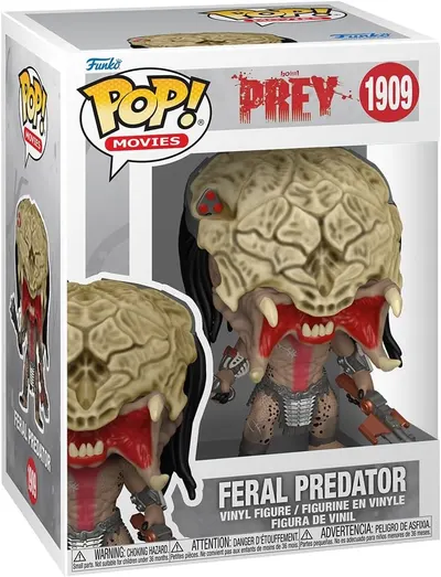 Figurina Feral Predator - Prey - Pop! Movies - Funko