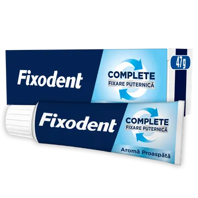 Crema adeziva pentru proteza dentara Original Complete, 47g, Fixodent