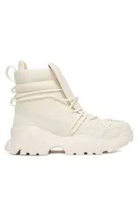 Ghete unisex - Off White+Gold Logo - piele ecologica - model 7X000335 AF18611 MZ1