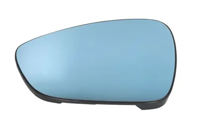 Sticla oglinda laterala Stanga potrivit DS DS 3; CITROEN C5 III, DS3 2008-2019 - (convexa, incalzita, albastru)