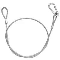 Cablu otel cu carabina 87CM/4MM AFX SAFETY4