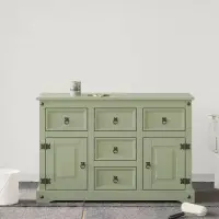 vidaXL Vopsea pentru mobilă Verde 0,75 L Print pe perete