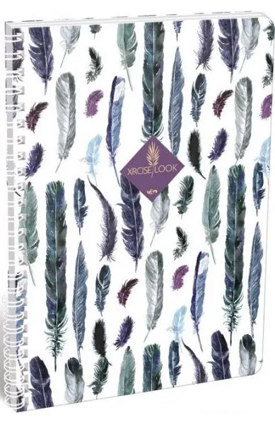 Caiet cu spirala Lizzy Card - XRCise Look, A4, 80 de foi, randuri largi