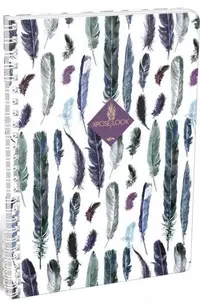Caiet cu spirala Lizzy Card - XRCise Look, A4, 80 de foi, randuri largi