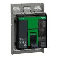 Intreruptor automat, ComPacT NS1250H, 70kA la 415VAC, 3P, fix, cu operare manuala, echipat cu unitate de declansare MicroLogic 5.0, 1250A
