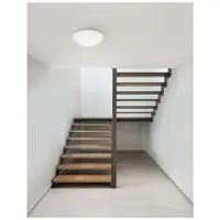 Corp de iluminat pentru baie BREST Alb Opal Sticla & Metal LED E27 1x12 Wat 230 Volt IP44 Fara bec