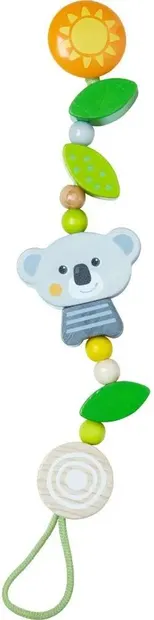 Agrafă din lemn pentru suzetă Haba - Koala