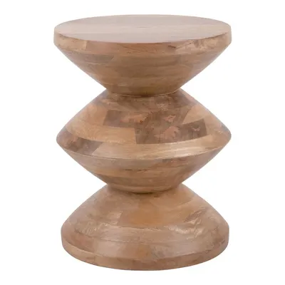 Măsuță auxiliară rotundă din lemn masiv de mango ø 35 cm Totem – Leitmotiv