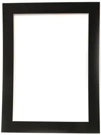 Ramă unică din carton Em Art - 700 g/m2, pentru hârtie A3, dimensiunea exterioară 49 x 36.7 cm, negru