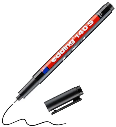 Marker permanent Edding 140 - negru, S